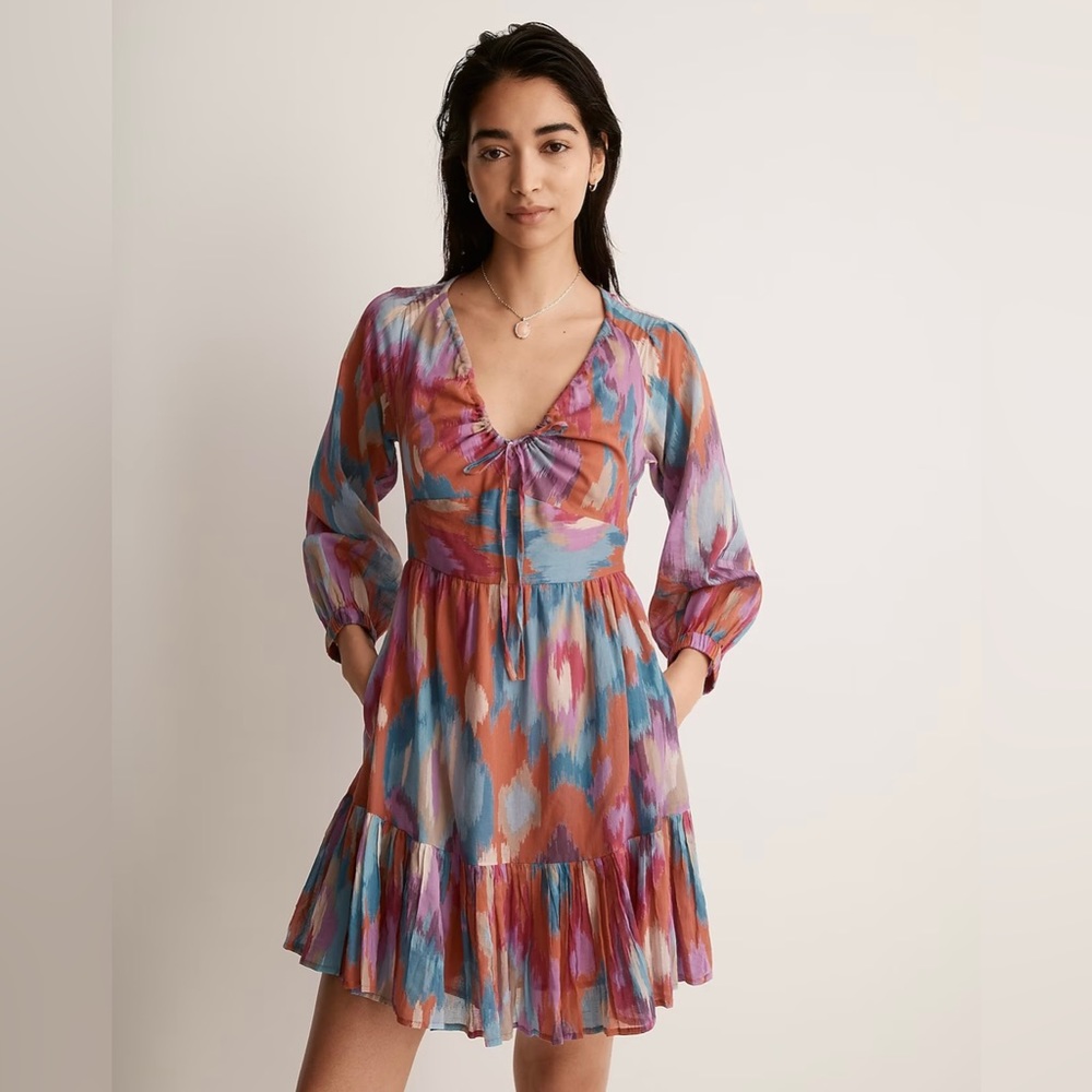New Madewell / Banjanan Macaw Dress, multi, XXL